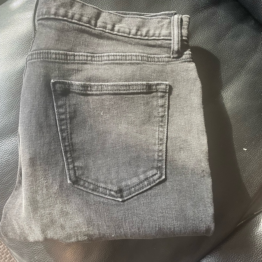 Dark Grey Denim Jeans